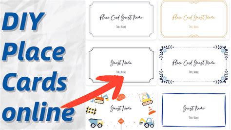 place card maker|Free Place Card Maker: Design Place Cards Online .